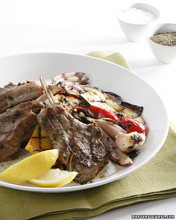 Lamb Chops with Lemongrass and Ginger Recipe & Video | Martha Stewart